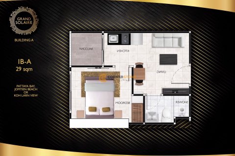 Estudio en el condominio en Pattaya, Tailandia № 102935 - foto 2