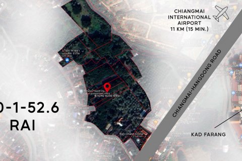 Земельный участок в Чиангмае, Таиланд 2400м2  № 122812