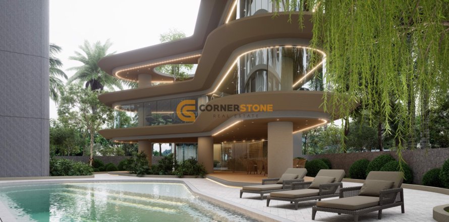 Estudio en el condominio en Pattaya, Tailandia № 104844