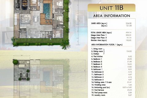 Chalet de 4 dormitorios en Pattaya, Tailandia № 130455 - foto 27