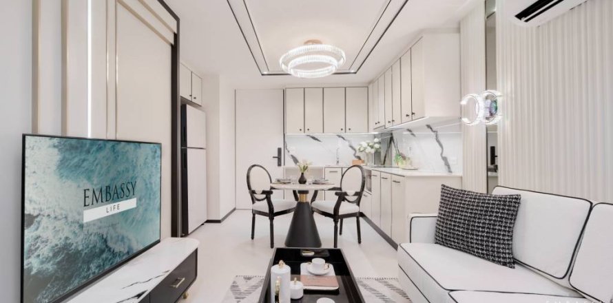 Condominio de 2 dormitorios en Pattaya, Tailandia № 132953
