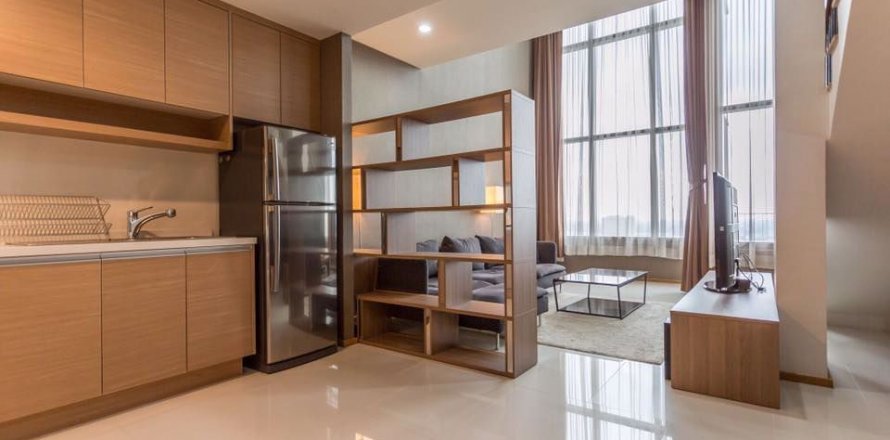 Dúplex de 1 dormitorio en The Emporio Place, Bangkok, Tailandia № 79097