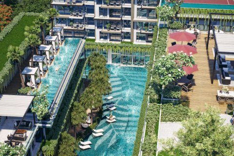 Condo in Pattaya, Thailand, 2 bedrooms in The Riviera Beverly Hills  № 123428