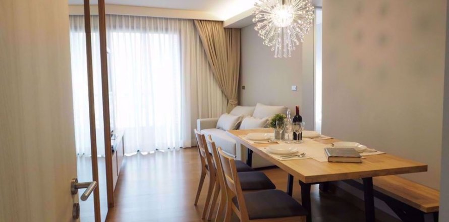 Condo à Bangkok, Thaïlande, 2 chambres à The Lumpini 24  № 78222
