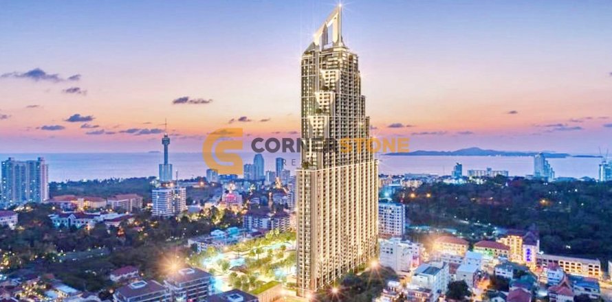 Estudio en el condominio en Pattaya, Tailandia № 104743