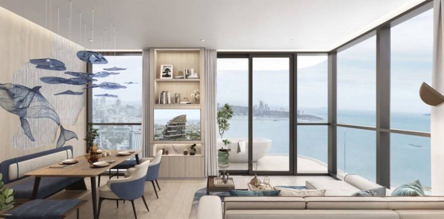 Condominio de 3 dormitorios en Pattaya, Tailandia № 124532