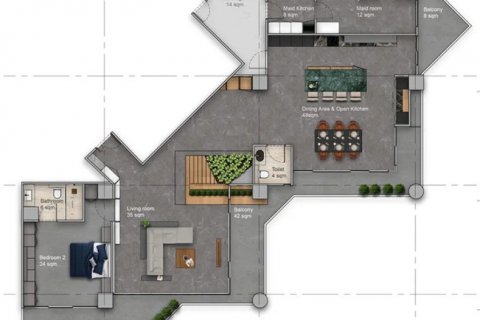 Eigentumswohnung in Watthana, Bangkok, Thailand, 4 Schlafzimmer  № 126573 - Foto 28