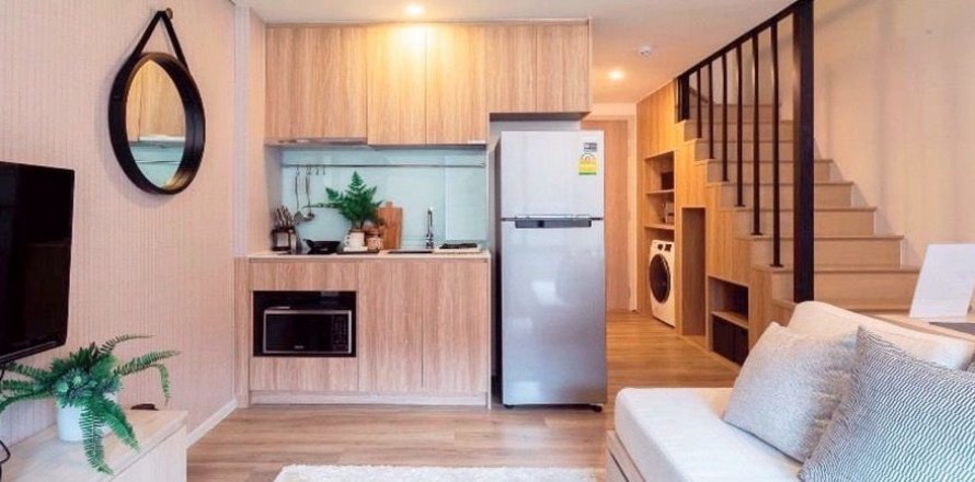 Дуплекс в Siamese Sukhumvit 87, Бангкок, Таиланд с 1 спальней  № 77306