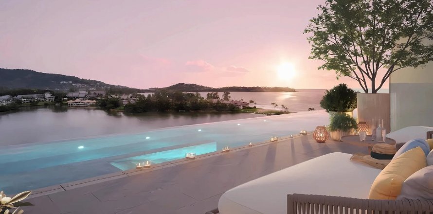 Apartamento de 1 dormitorio en Laguna Beach Residences Bayside, Bang Tao, Tailandia № 130678