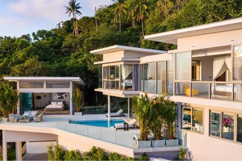 Villa sur Chaweng Beach, Ko Samui, Thaïlande 4 chambres № 107587