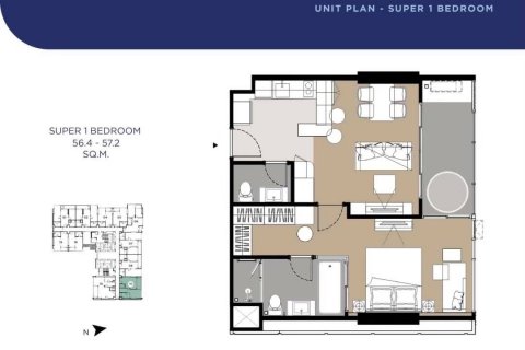 Apartamento de 1 dormitorio en Pattaya, Tailandia № 101414 - foto 16