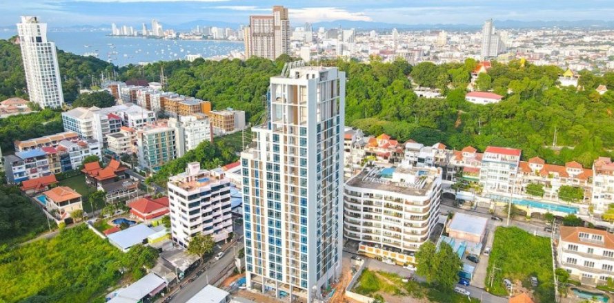 Estudio en el condominio en Pattaya, Tailandia № 124179