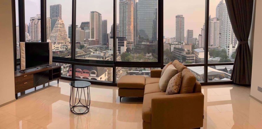 Кондоминиум с 2 спальнями в Бангкоке, Таиланд в Ashton Silom № 77283