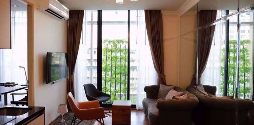 Condominio de 2 dormitorios en Bangkok, Tailandia en Park Origin Phromphong № 77281