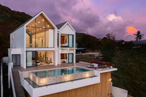 Chalet de 3 dormitorios en Ko Samui, Tailandia № 107297 - foto 15