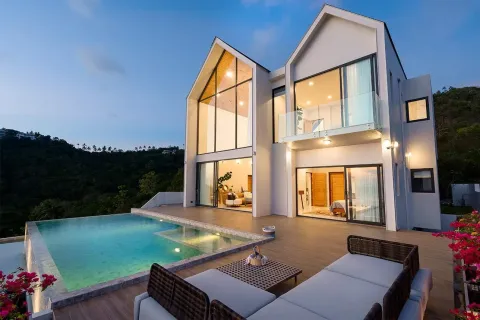 Chalet de 3 dormitorios en Ko Samui, Tailandia № 107297 - foto 14