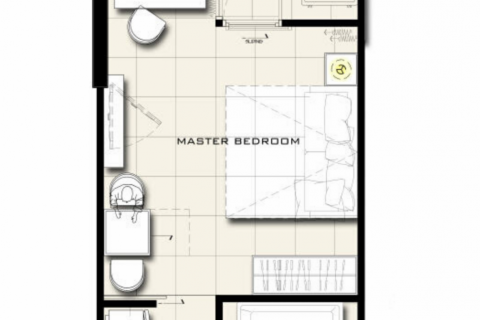 Condominio de 1 dormitorio en Bangkok, Tailandia № 142921 - foto 7
