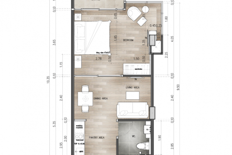 Apartment in Phuket, Thailand 1 bedroom № 120572 - photo 10