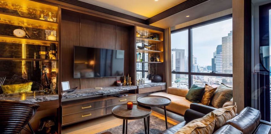 Condo à Bang Rak, Bangkok, Thaïlande, 1 chambre № 76054