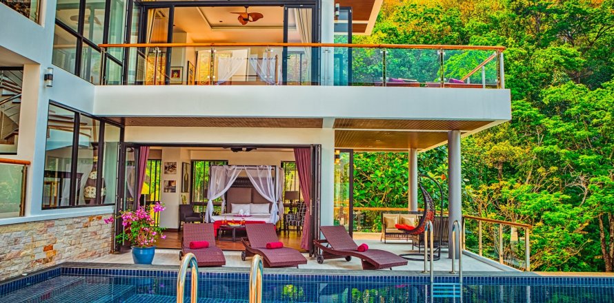 Chalet de 6 dormitorios en Bang Tao, Tailandia № 74270