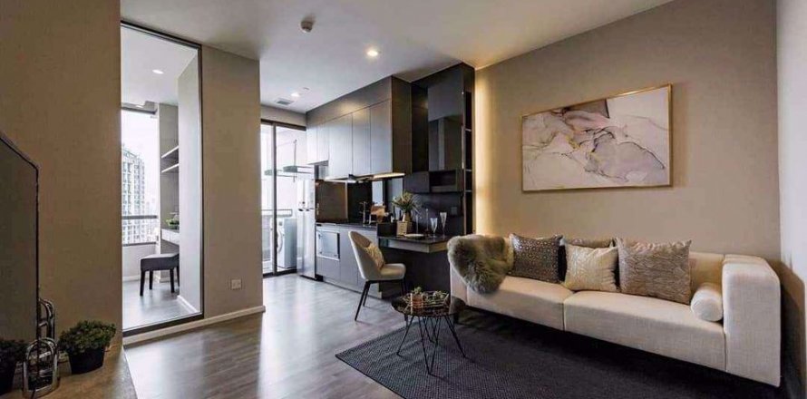 Condominio de 1 dormitorio en Khlong Toei, Bangkok, Tailandia № 80342
