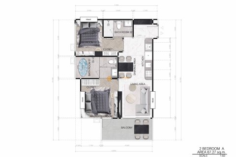 Estudio en el condominio en Jomtien Beach, Pattaya, Tailandia № 119418 - foto 16