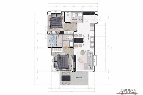 Estudio en el condominio en Jomtien Beach, Pattaya, Tailandia № 119418 - foto 18