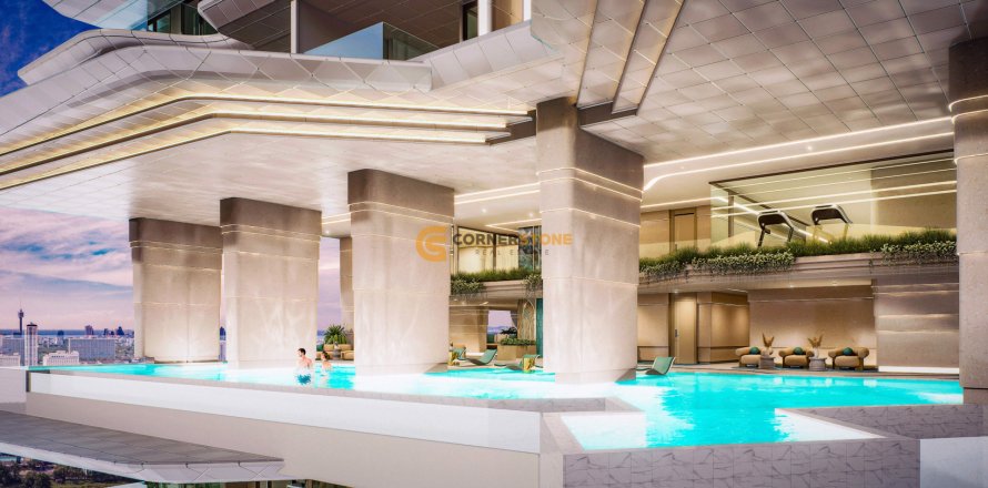 Estudio en el condominio en Jomtien Beach, Pattaya, Tailandia № 119418
