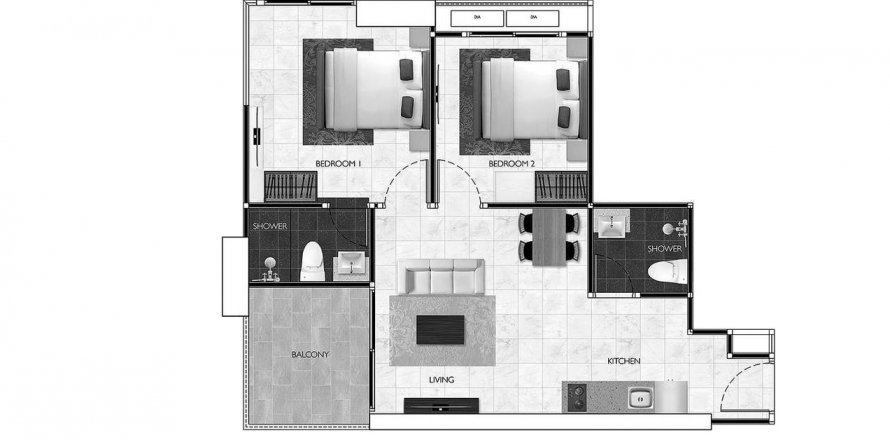 Arcadia Millennium Tower in Pattaya, Thailand № 130469 - Foto 1