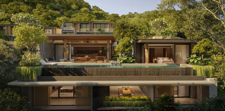 Wohnung in Pavara Vhana Collection, Phuket, Thailand 4 Schlafzimmer № 126907