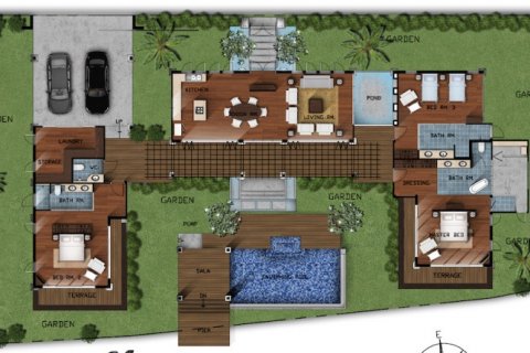 Casa de 3 dormitorios en Hua Hin, Tailandia № 125213 - foto 11
