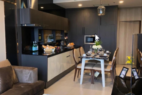 Studio in the Condo in Pathum Wan, Bangkok, Thailand  № 123600 - photo 2