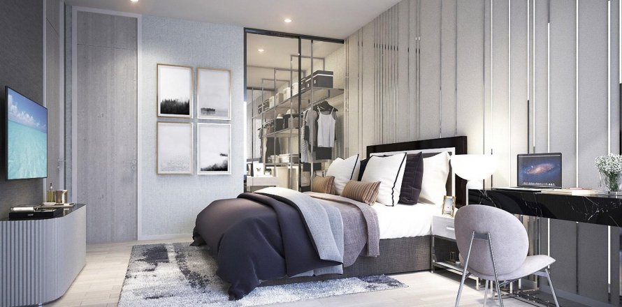 Condo à Khlong Toei, Bangkok, Thaïlande, 2 chambres à Wyndham Garden Residence № 130549