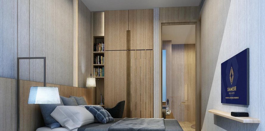 Condo à Khlong Toei, Bangkok, Thaïlande, 1 chambre à Wyndham Garden Residence № 130548