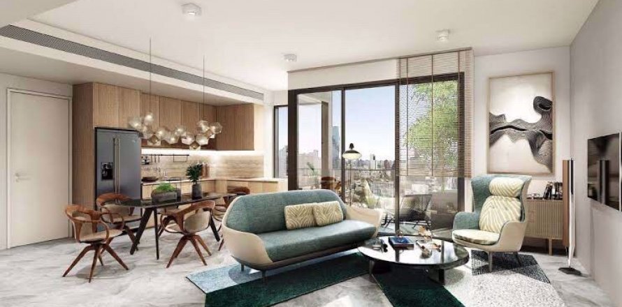 Condo à Bangkok, Thaïlande, 2 chambres à The Lofts Silom № 77873