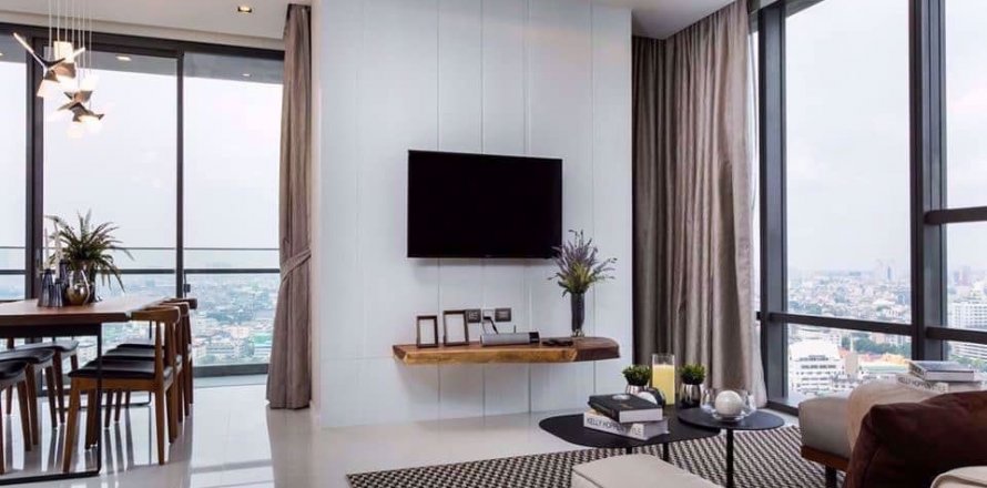 Condominio de 2 dormitorios en Sathon, Bangkok, Tailandia № 76224