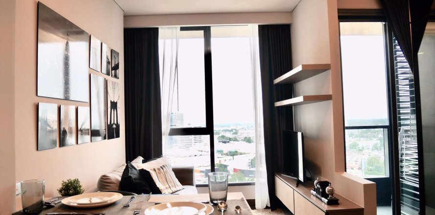 Condo à Bangkok, Thaïlande, 1 chambre à The Lumpini 24 № 104576