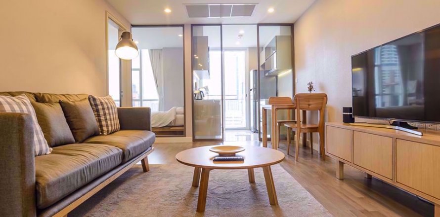 Condominio de 1 dormitorio en Bang Rak, Bangkok, Tailandia № 77109