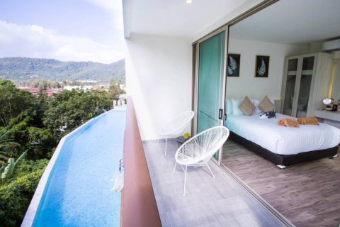 Condo à Kathu, Thaïlande, 1 chambre  № 120496