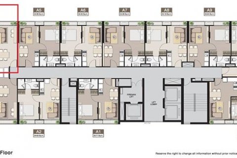 Condominio de 1 dormitorio en Bangkok, Tailandia № 144192 - foto 3