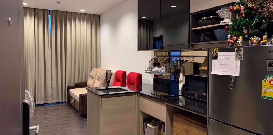 Eigentumswohnung in Bangkok, Thailand, 1 Schlafzimmer in The Line Asoke - Ratchada № 77481