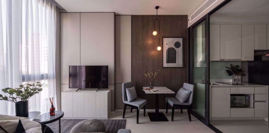 Condominio de 1 dormitorio en Bangkok, Tailandia en Mazarine Ratchayothin № 77438