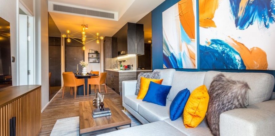 Condominio de 1 dormitorio en Bangkok, Tailandia № 143052