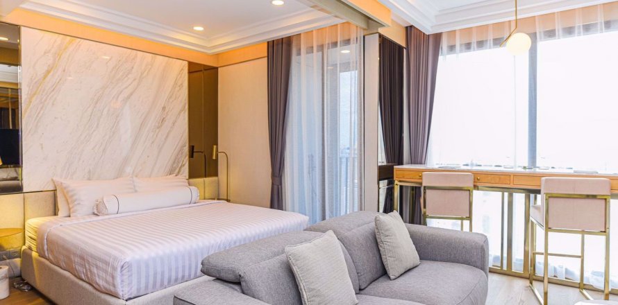 คอนโดมิเนียมในบางรัก, กรุงเทพฯ, ประเทศไทย, 1 ห้องนอน № 76069