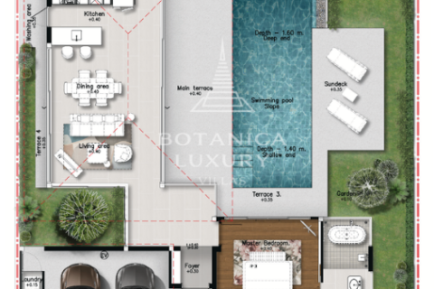 Villa in Chalong, Thailand 3 Schlafzimmer № 70746 - Foto 15
