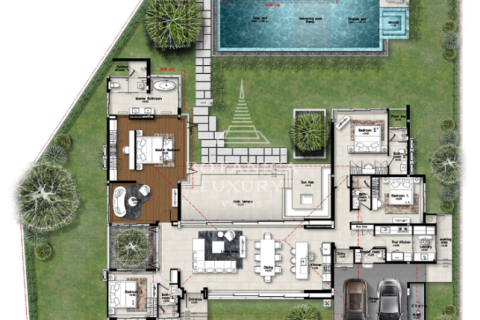 Villa in Chalong, Thailand 3 Schlafzimmer № 70746 - Foto 9