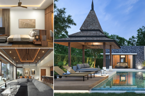 Villa in Chalong, Thailand 3 Schlafzimmer № 70746 - Foto 3