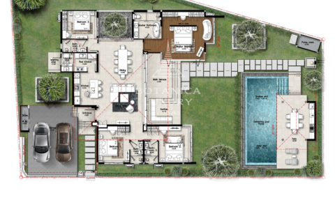 Villa in Chalong, Thailand 3 Schlafzimmer № 70746 - Foto 8