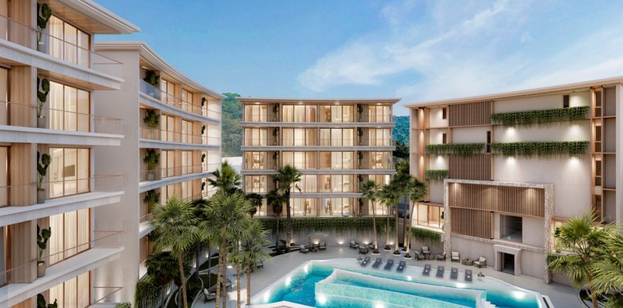 Condominio de 1 dormitorio en Bang Tao, Tailandia № 70381