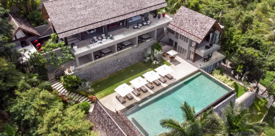 Villa à Ko Samui, Thaïlande 6 chambres № 107572